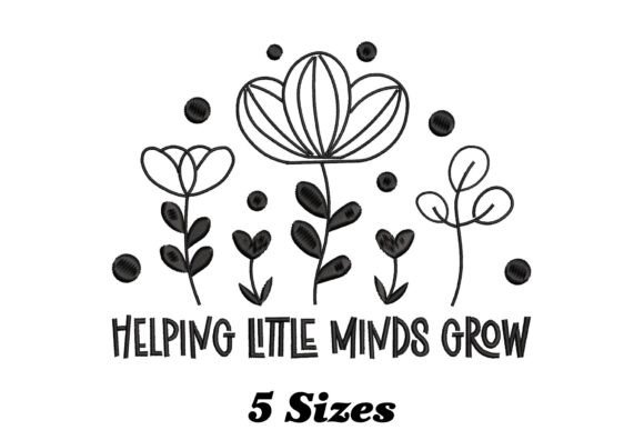 A Craft Fair Review of the 'Helping Little Minds Grow' Embroidery Design