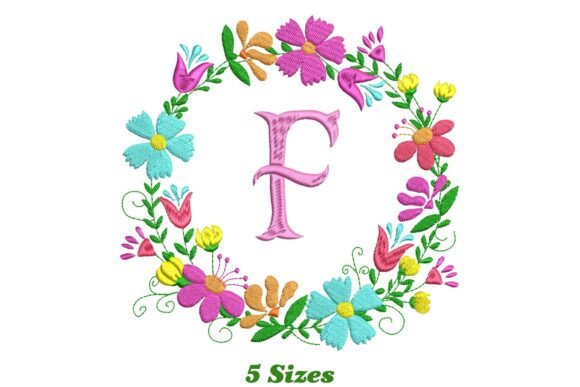 A Designer's Review: Flower Alphabet Letter F for Seasonal Success