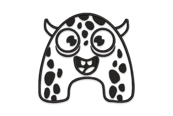 A Designer's Review of the Monster Alphabet Letter 'a'