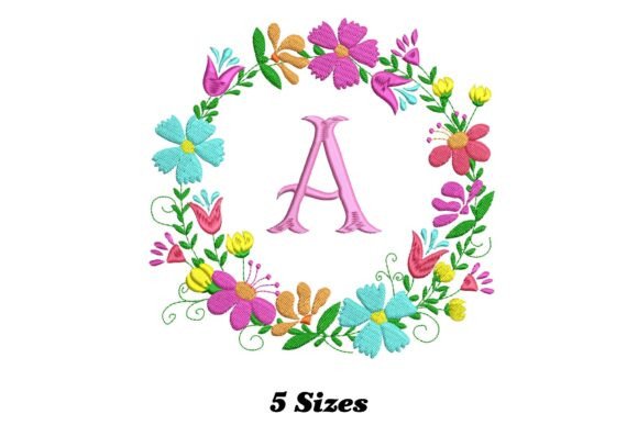 A Designer's Review: The Flower Alphabet Letter 'A' for Boutique Apparel