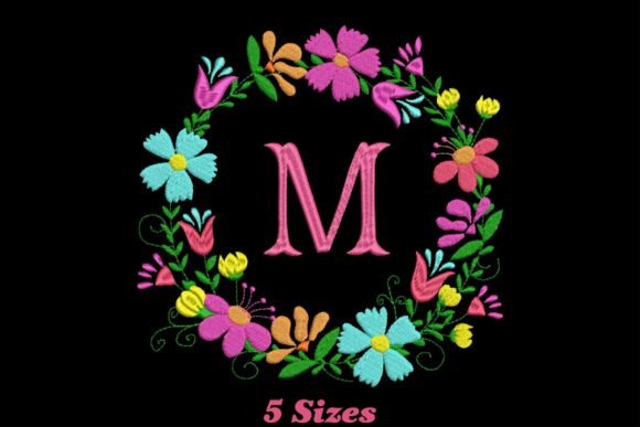A Designer's Review: The Flower Alphabet Letter M for Seasonal Products