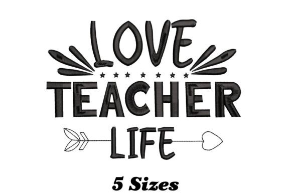 A Playful Embroidery Design for Teachers & Projects