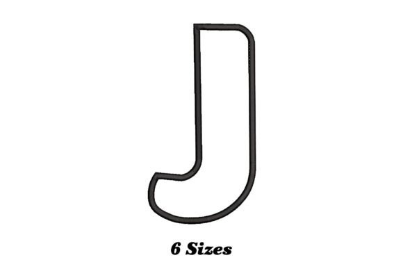 A Professional Review of the Alphabet Letter J Outline Design
