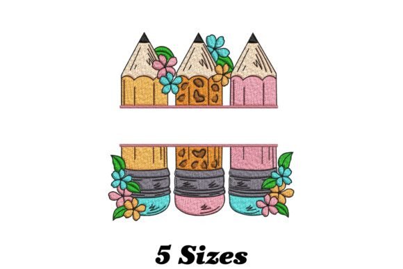 A Professional Review of the Pencil Split Name Frame Embroidery Design