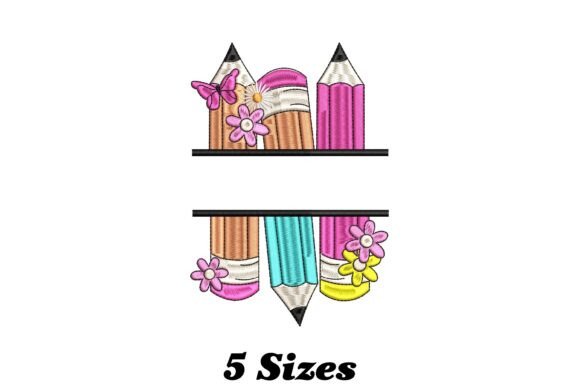 A Professional’s Take on the Teacher Pencil Embroidery Design