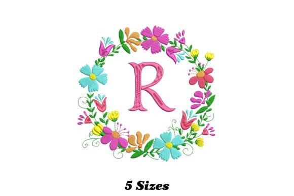 Flower Alphabet Letter R: A Designer's Review for Craft Fair Products