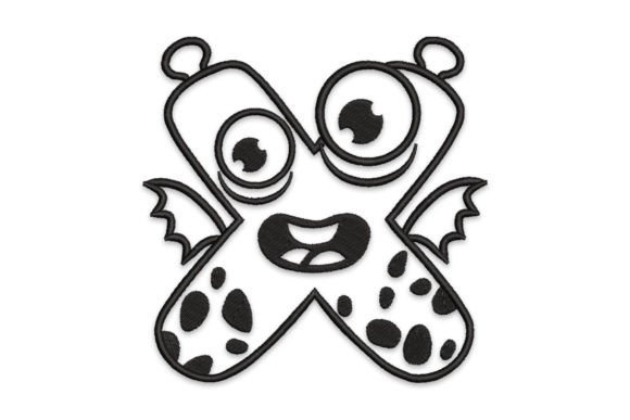 Monster Alphabet Letter X: An Embroidery Designer's Review