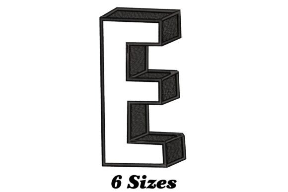 Stylish Letter E: A Whimsical Emblem for Modern Crafters