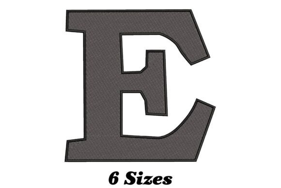 The Elegant Letter E Embroidery Design for Personalized Gifts